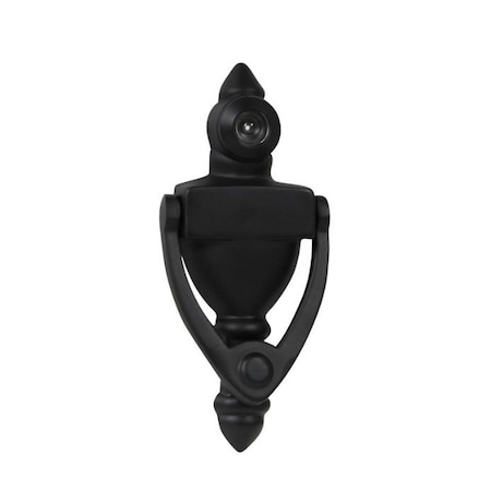 Delaney Hardware 4 in. DOOR KNOCKER WITH VIEWER US19 400310